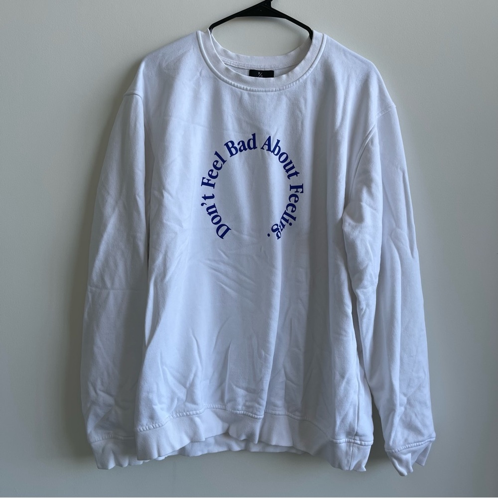 Peace Collective circular graphic Crewneck sweatshirt size XL